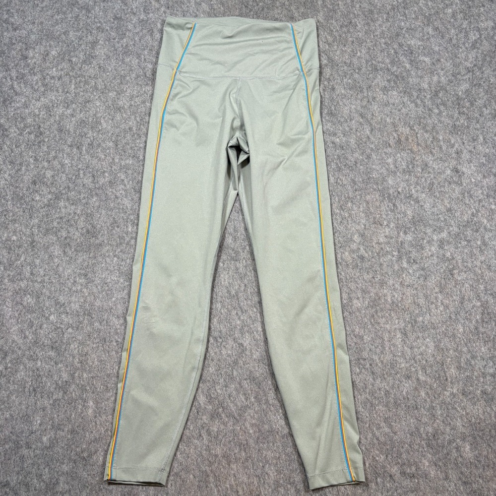 Nike Dri-Fit Leggings Women's Size Medium High Rise Rainbow Stripes Yoga Pants